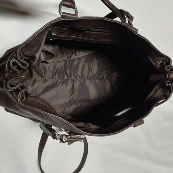 Marshall Field Brown Leather  Handbag NWT - Picture 5 of 11